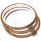 8inch Embroidery Hoop Frame Imitated Wood Embroidery Circle Round Display Frame Ring Cross Stitch Hoops Embroidery Hoops Set for Art Craft Sewing and Hanging, Rug Punch Set